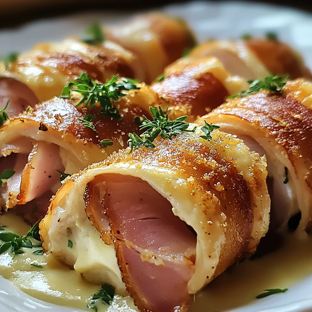 Puten-Schinken-Rouladen