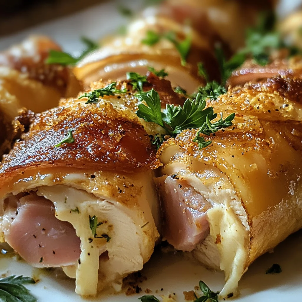 Puten-Schinken-Rouladen