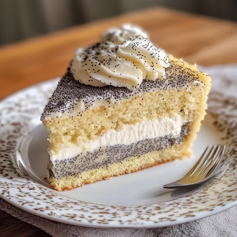 Saftiger Mohnkuchen mit Pudding & Schmand (schnelles Rezept)