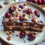 Saftiger Schoko Nuss Kirsch Kuchen