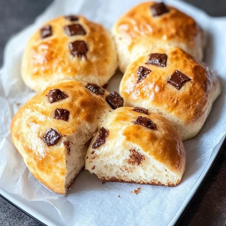 Schokobrötchen ohne Hefe selber machen