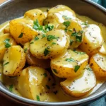 Senfsauce mit Salzkartoffeln