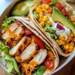 Südwestliche Hähnchen-Wraps