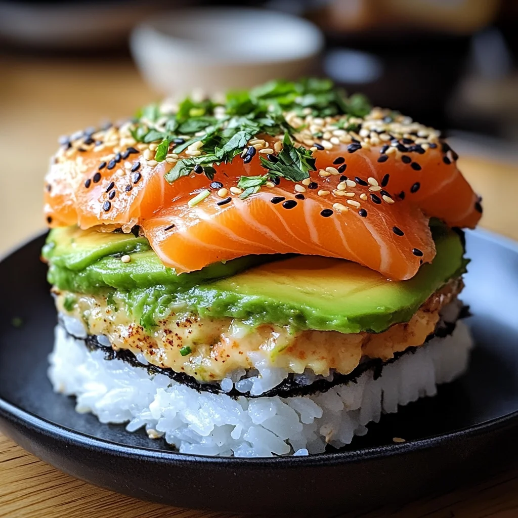 Sushi-Burger – Ein glutenfreies Rezept mit Avocado und Lachs