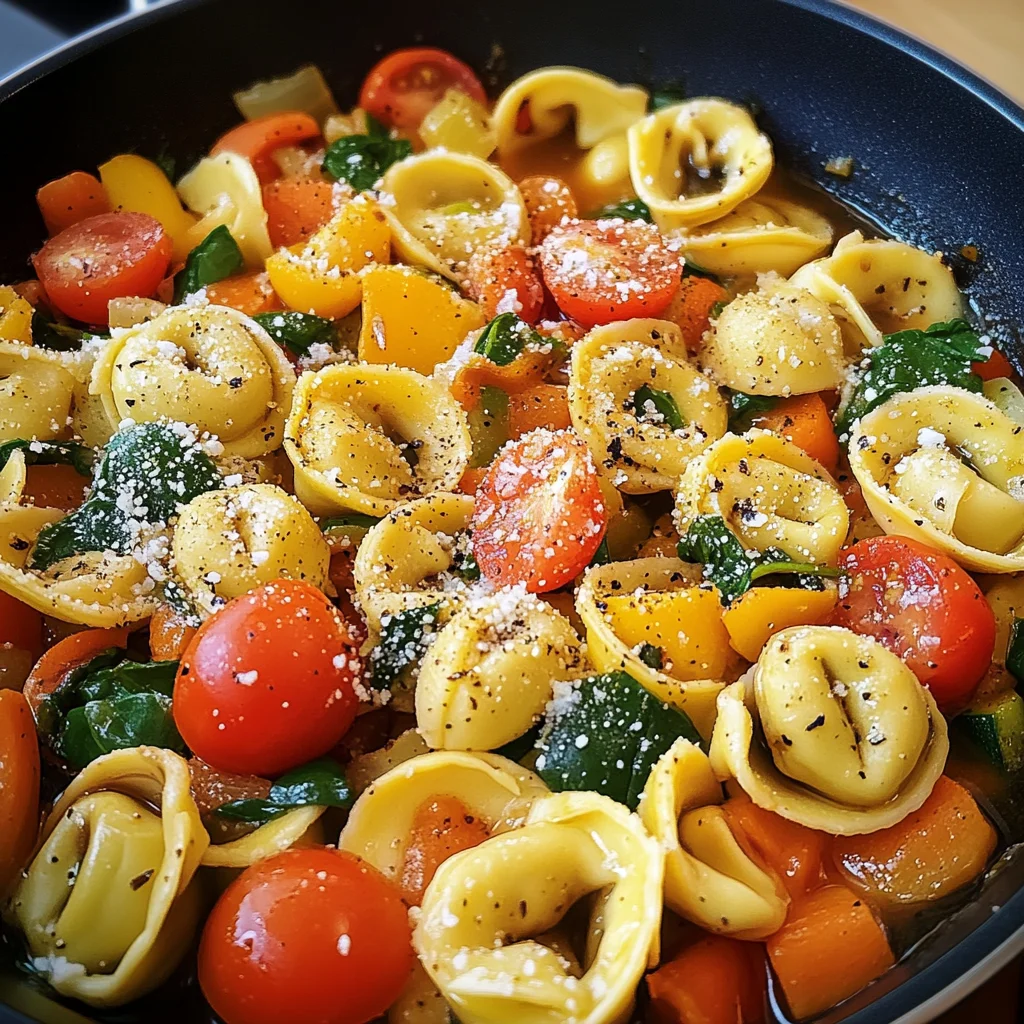 Tortellini-Gemüsepfanne