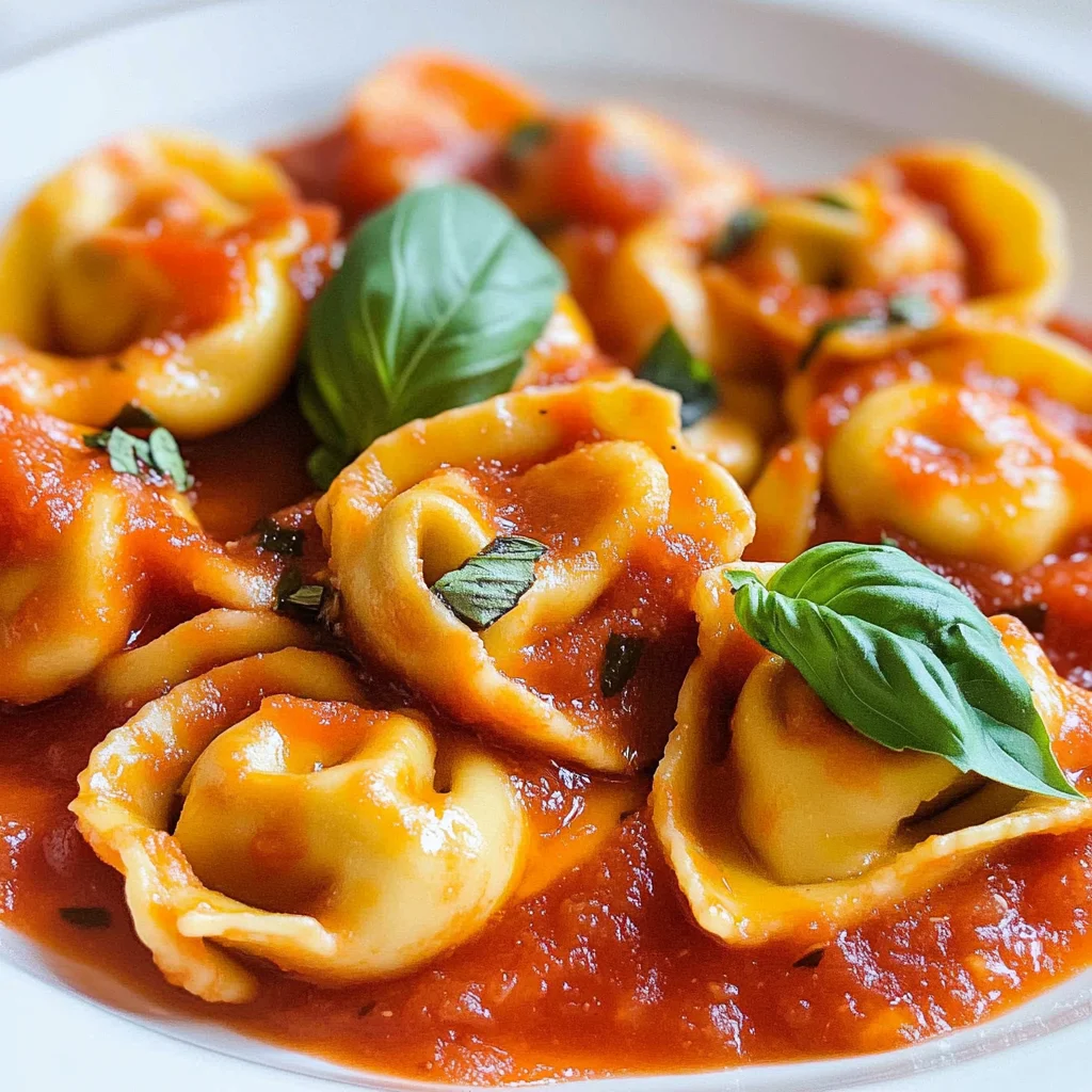 Tortellini mit Tomatensoße