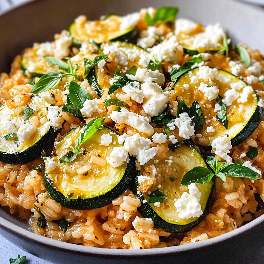Zucchini-Reis-Pfanne