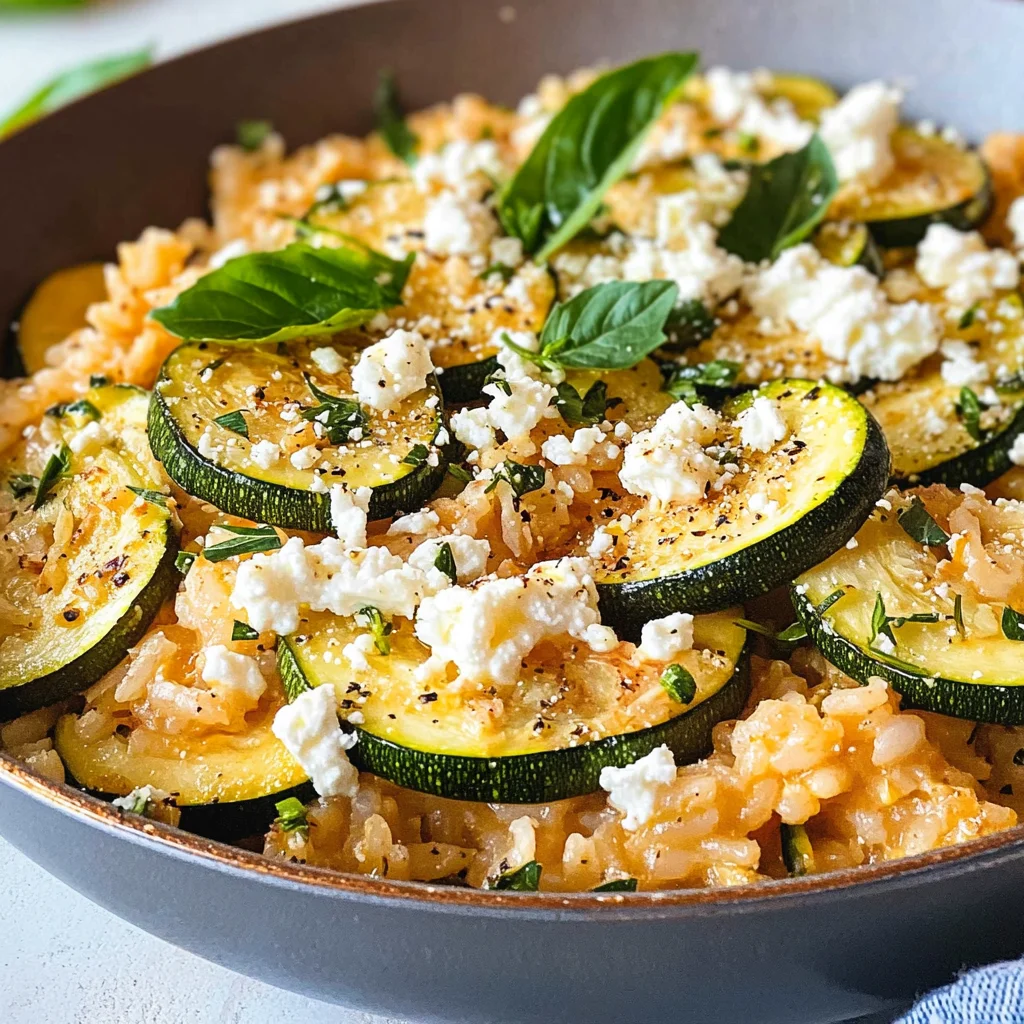 Zucchini-Reis-Pfanne