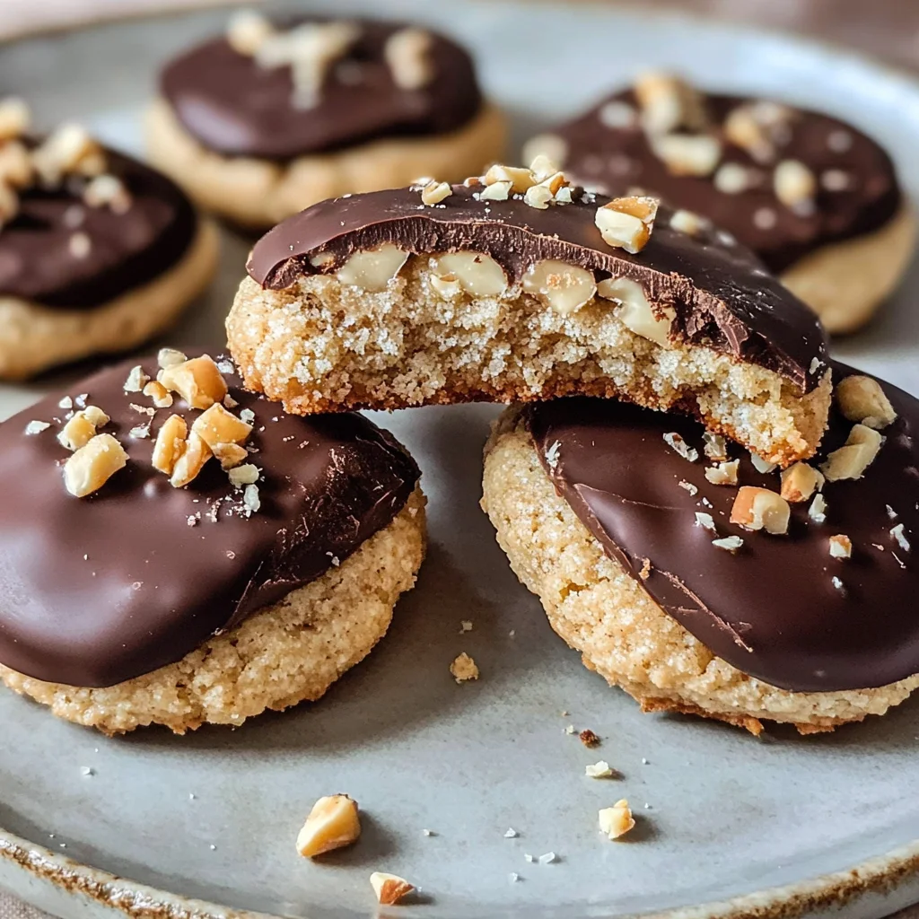 Beste Nougat-Plätzchen