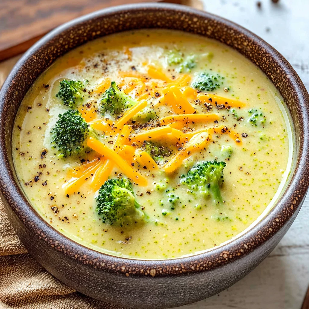 Brokkoli-Cheddar-Suppe
