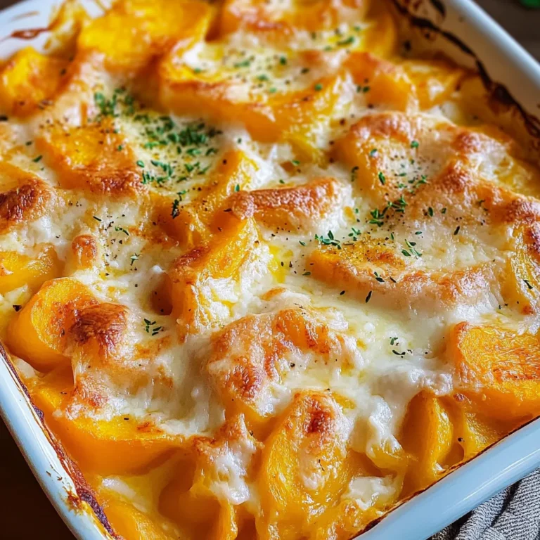 Butternut-Kürbis-Auflauf mit Gnocchi
