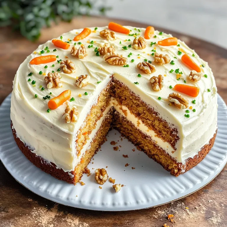 Karottenkuchen mit Frischkäse-Frosting