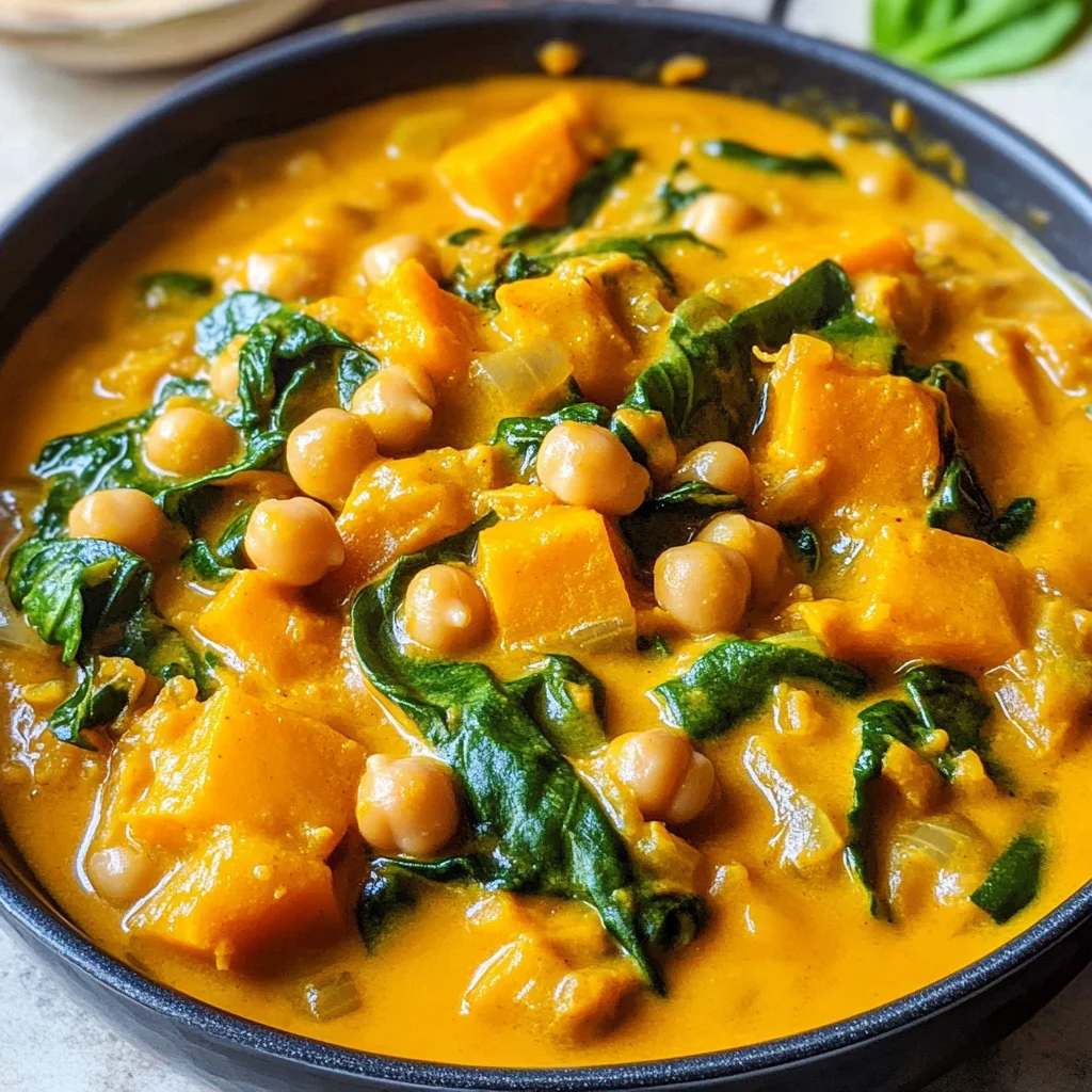 Kürbis-Kichererbsen-Curry