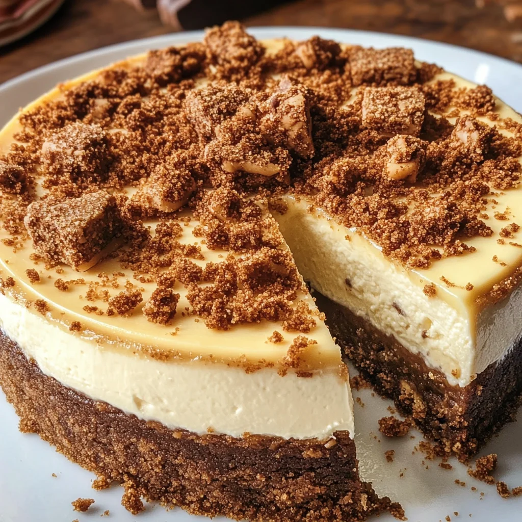 Spekulatius-Käsekuchen - einfach & cremig