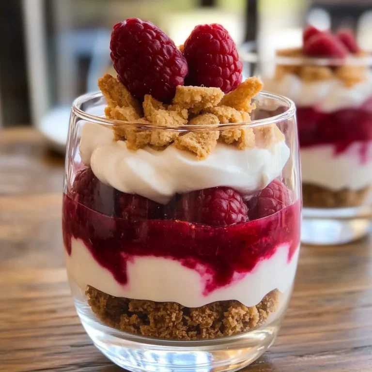 Spekulatius Dessert mit Himbeeren – Nachtisch zu Weihnachten