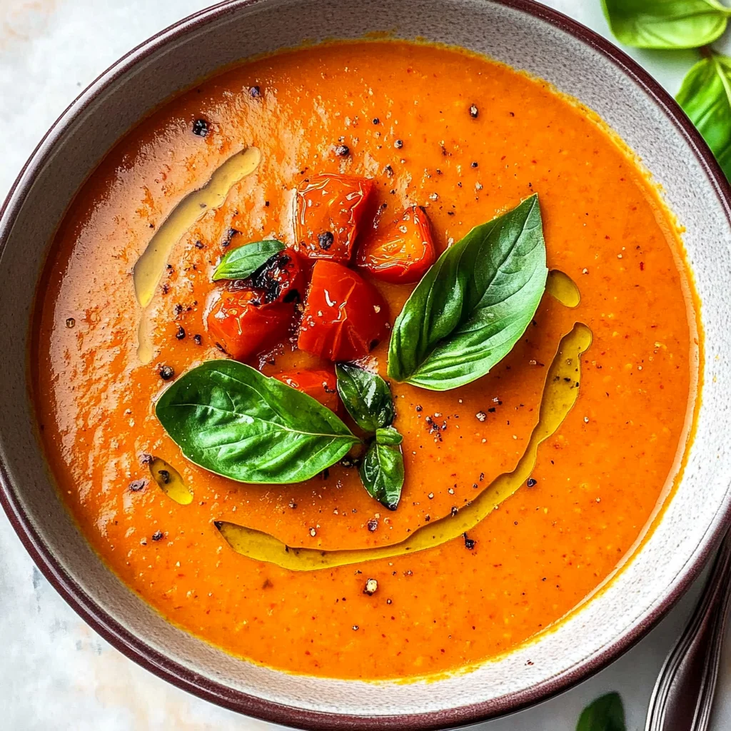 Tomaten-Paprika-Suppe