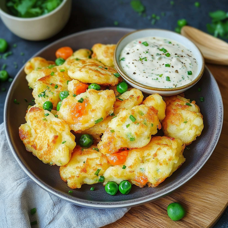 Köstlicher Gemüseschmarrn mit Kräuterdip – Schnell & Gesund!