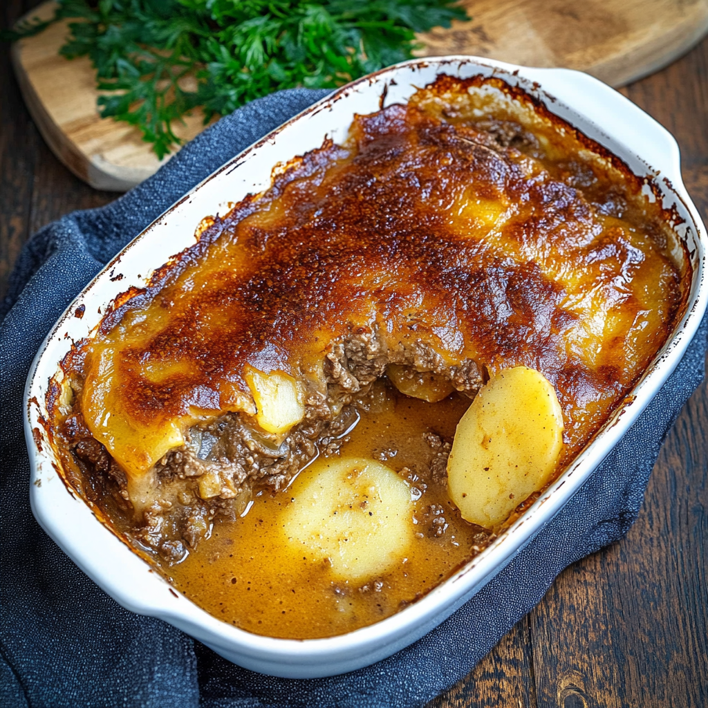 Einfacher Kartoffel-Hackfleisch-Auflauf für die ganze Fam…