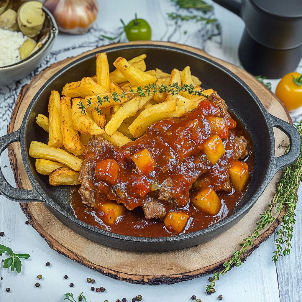 Leckerer Schaschliktopf aus dem Backofen: Geniale Soße!