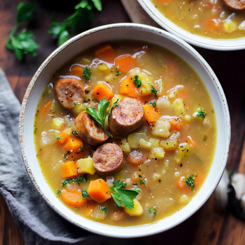 Omas Linsensuppe mit Würstchen: Ein Geschmackstraum!
