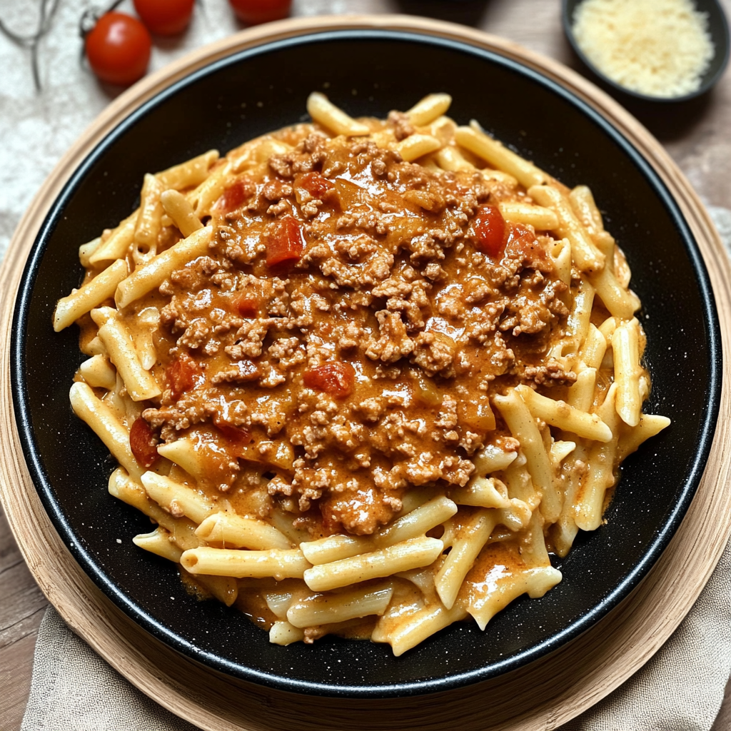 Unwiderstehliche Pasta mit Hackfleischsoße in 30 Minuten