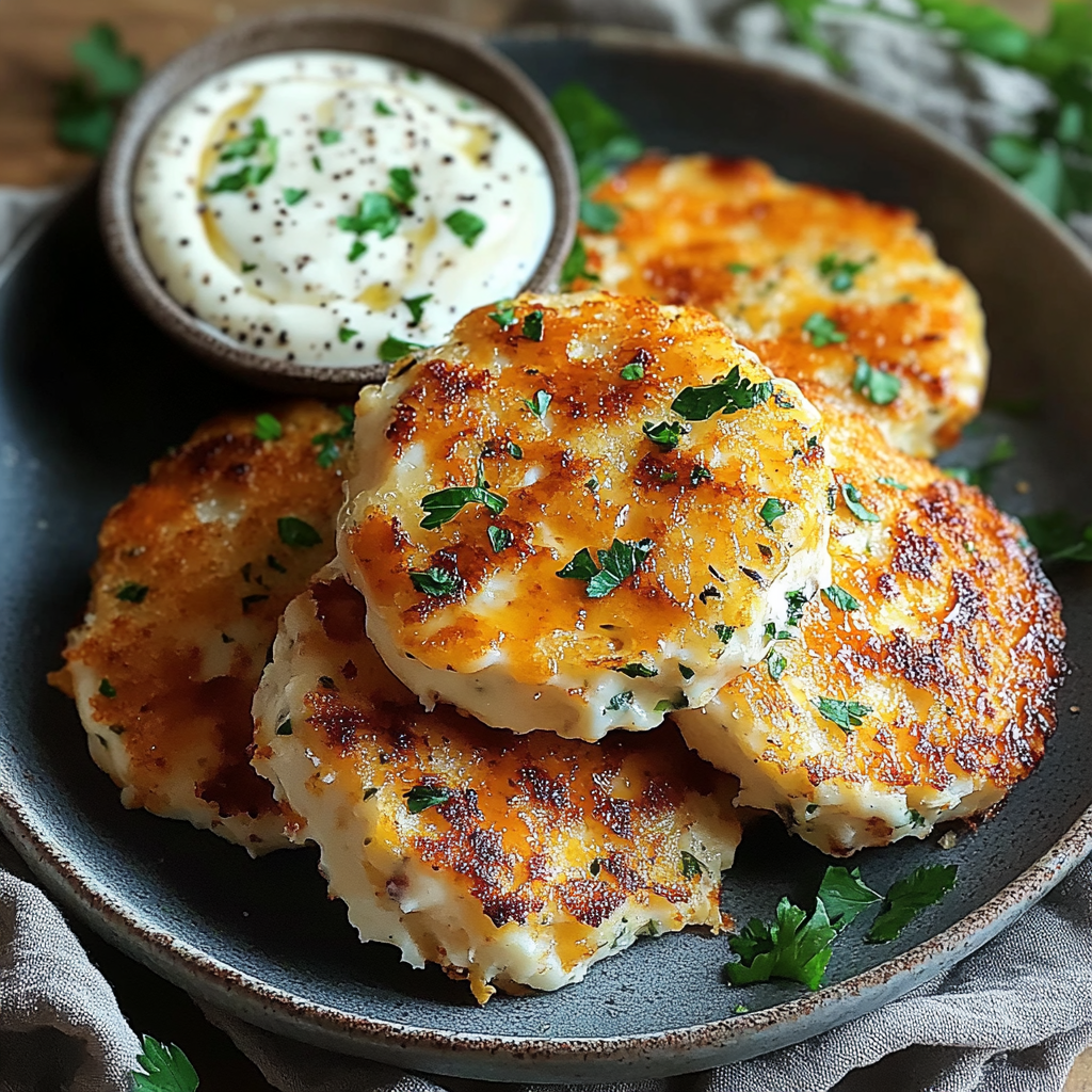 Leckere Proteinreiche Hüttenkäse-Taler für Jeden Tag