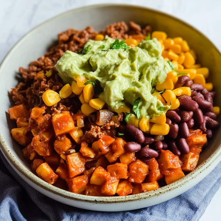 Süßkartoffel Burrito Bowl – Sooo Lecker & Unglaublich Ein…