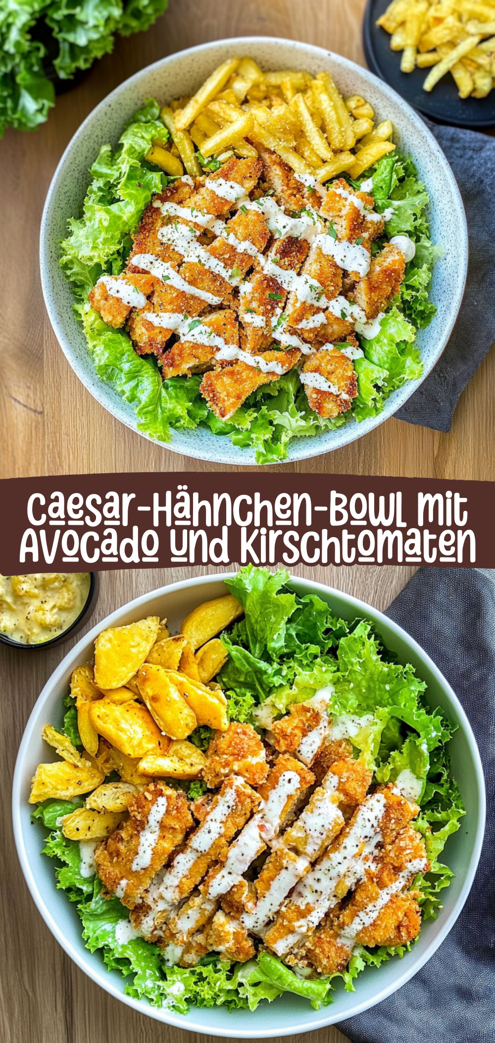Caesar-Hähnchen-Bowl