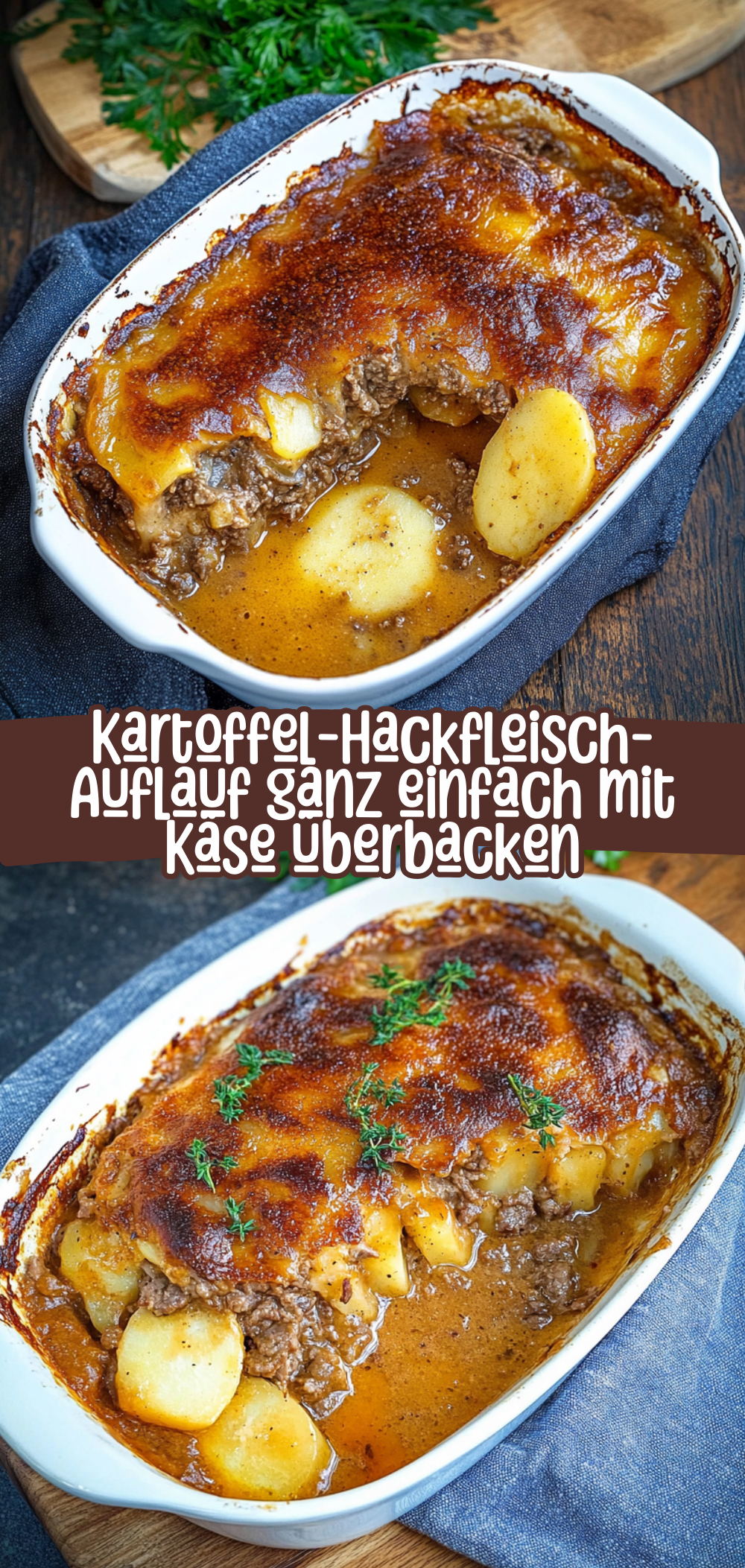 Kartoffel-Hackfleisch-Auflauf ganz einfach