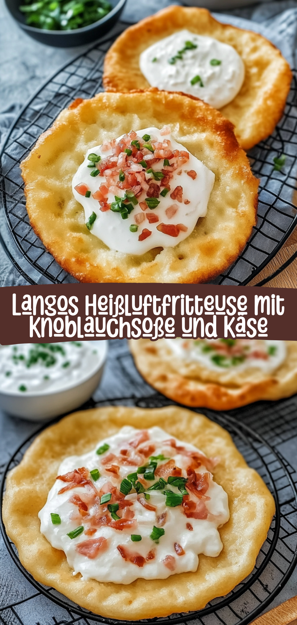 Langos Heißluftfritteuse