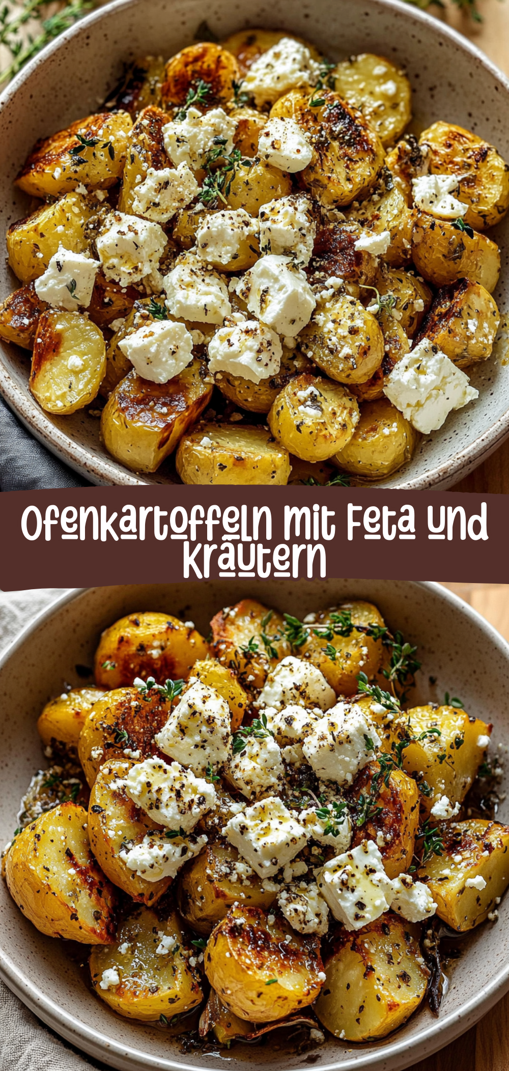 Ofenkartoffeln mit Feta
