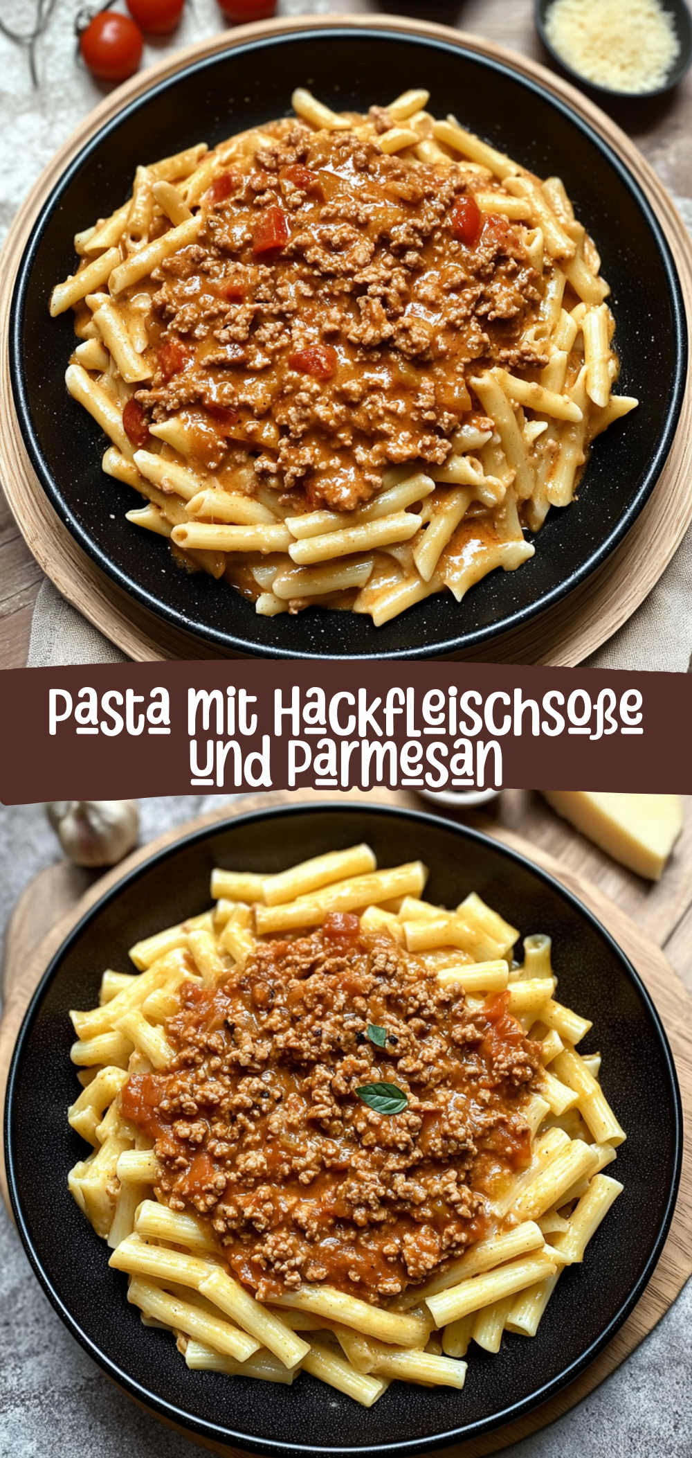 Pasta mit Hackfleischsoße
